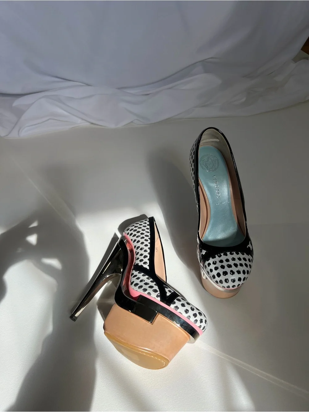 Versace ss 2010 platform pumps